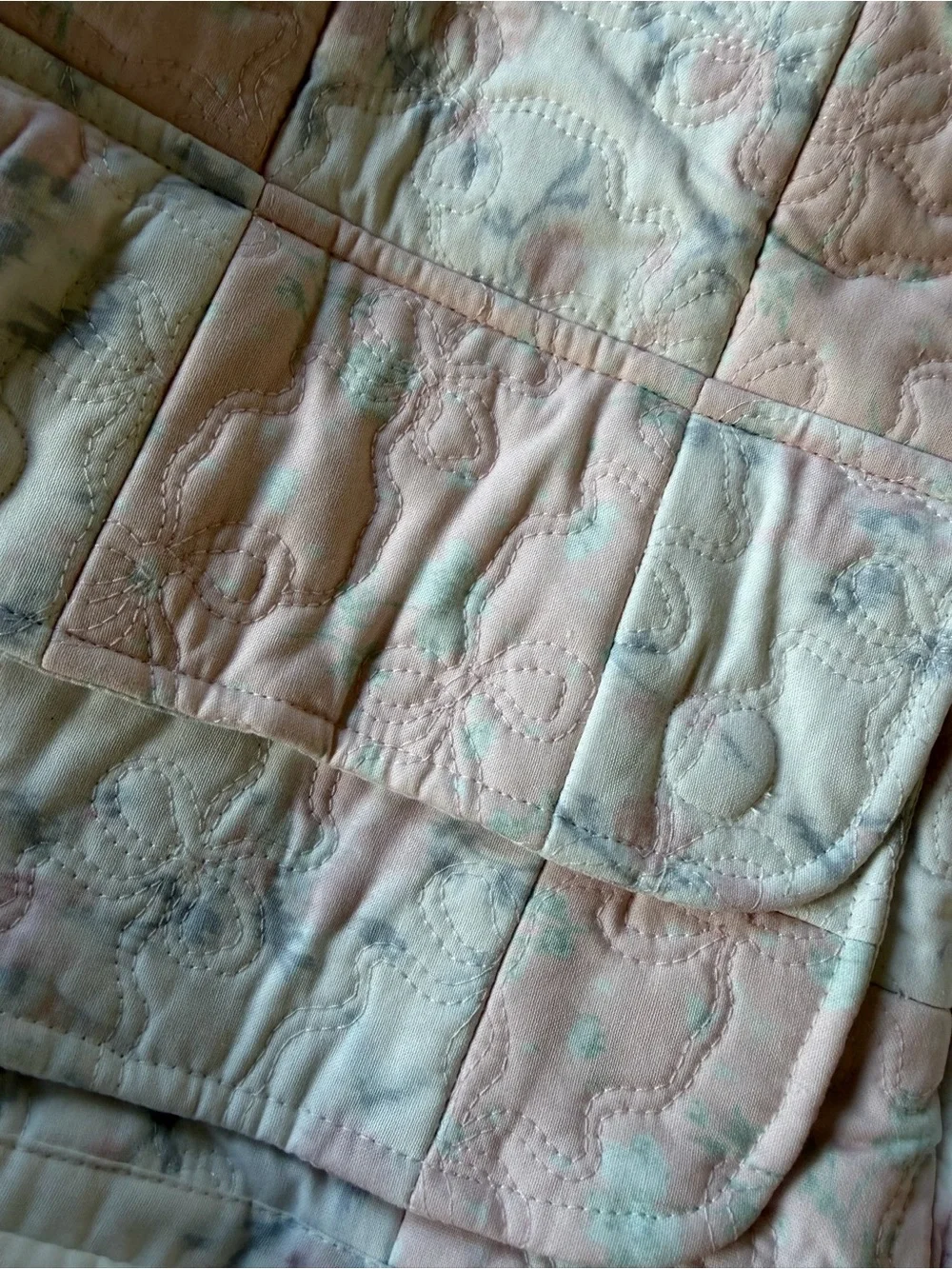 LoveShackFancy x Anthropologie Quilted Soft Pink Floral Backpack - Picture 7 of 10